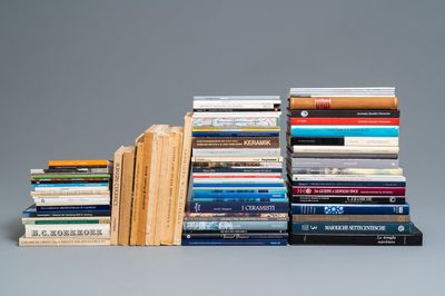 88 ouvrages sur les céramiques européennes et islamiques, collections muséales, etc.