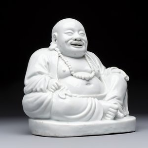 A Chinese Dehua blanc de Chine Milefo Buddha — photo 1