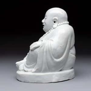 A Chinese Dehua blanc de Chine Milefo Buddha — photo 3