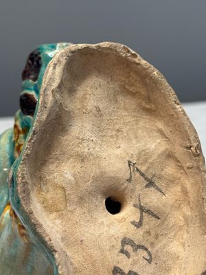A Chinese Fahua-glazed stoneware 'Guanyin and Child' group — foto 13