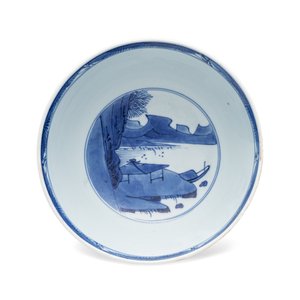 A Chinese blue and white 'Ba Xian Zhu Shou 八仙祝壽' bowl — foto 6