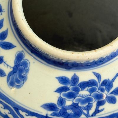 A Chinese blue and white 'Birds Among Flowers' vase — photo 13