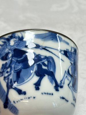 A Chinese blue and white 'Bleu de Hue' four-piece tea set — foto 7