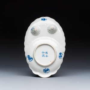 A Chinese blue and white 'Bleu de Hue' four-piece tea set — foto 3