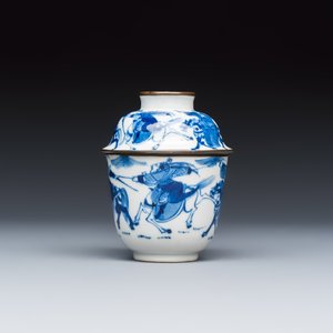 A Chinese blue and white 'Bleu de Hue' four-piece tea set — foto 5