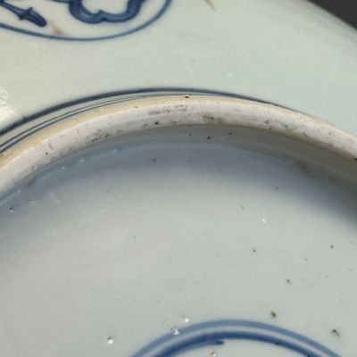 A Chinese blue and white 'Cranes and Flying Horses' dish — foto 22