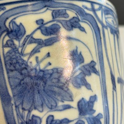 A Chinese blue and white 'Crow' cup or bowl and cover, Hatcher Cargo — photo 7