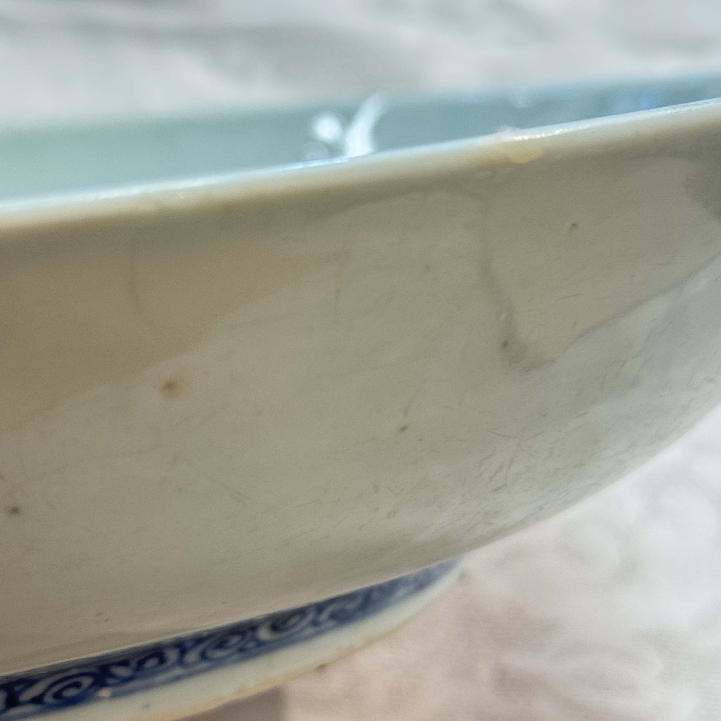 A Chinese blue and white 'Deer' dish — photo 24