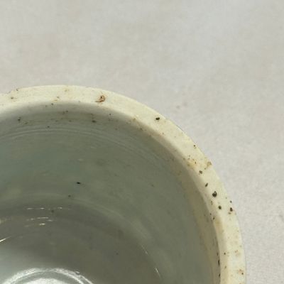 A Chinese blue and white 'Dragons Chasing the Flaming Pearl' meiping vase with original cover — photo 22