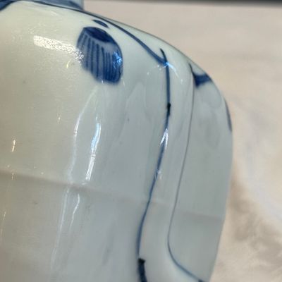 A Chinese blue and white 'Elephant' kendi  — 照片 3