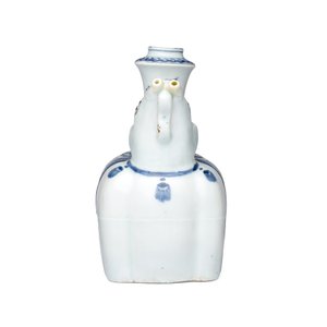 A Chinese blue and white 'Elephant' kendi  — 照片 5