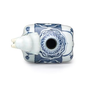A Chinese blue and white 'Elephant' kendi  — 照片 6