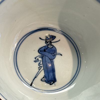 A Chinese blue and white 'Fishermen' bowl — foto 15
