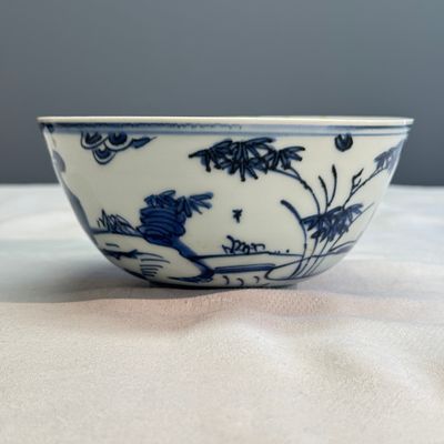 A Chinese blue and white 'Fishermen' bowl — foto 2
