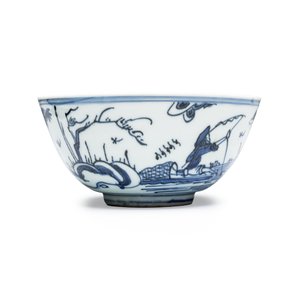 A Chinese blue and white 'Fishermen' bowl — foto 3