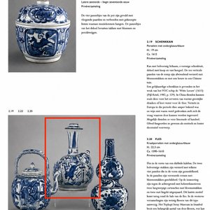 A Chinese blue and white 'Flying Horses' kendi — photo 10