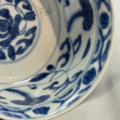 A Chinese blue and white 'Fu Shou Kang Ning 福壽康寧' bowl  — photo 10