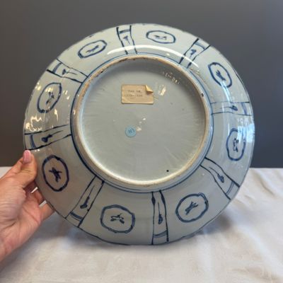 A Chinese blue and white 'Geese' dish — photo 12
