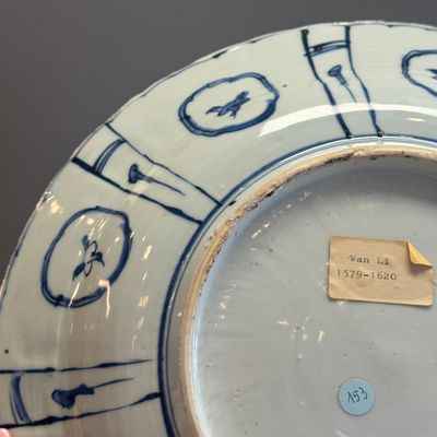 A Chinese blue and white 'Geese' dish — photo 14