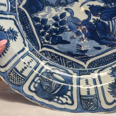 A Chinese blue and white 'Geese' dish — photo 2