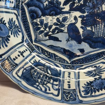 A Chinese blue and white 'Geese' dish — photo 2