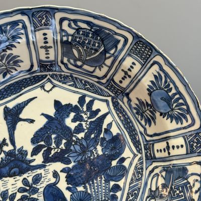 A Chinese blue and white 'Geese' dish — photo 4