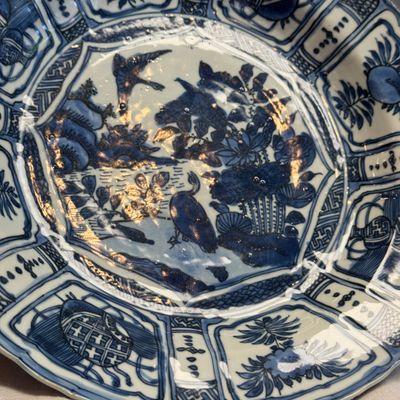 A Chinese blue and white 'Geese' dish — photo 6