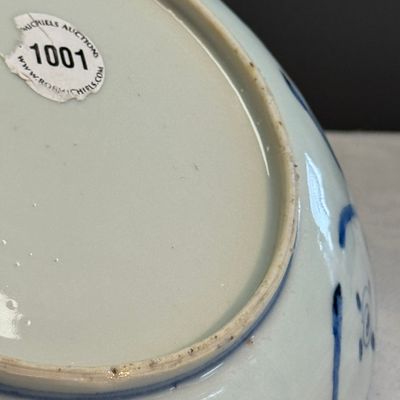 A Chinese blue and white 'Horses' plate — photo 17