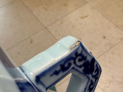 A Chinese blue and white 'Hu' vase with phoenix medallions — photo 22