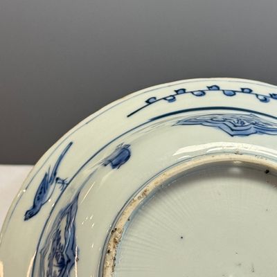 A Chinese blue and white 'Klapmuts' bowl — foto 10