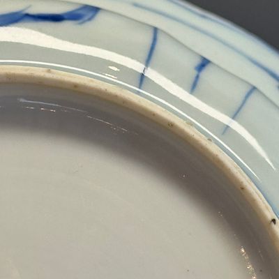 A Chinese blue and white 'Klapmuts' bowl with a bird of prey — photo 20