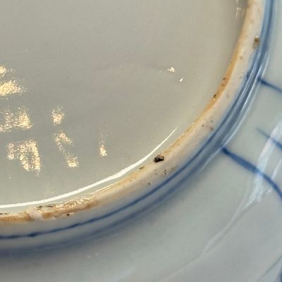 A Chinese blue and white 'Klapmuts' bowl with a bird of prey — photo 22