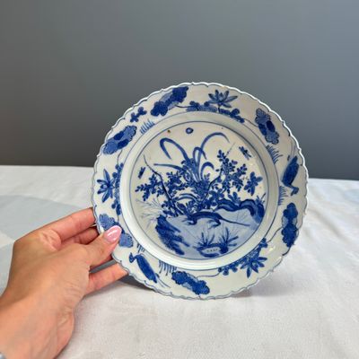 A Chinese blue and white 'Lizard' plate — foto 1