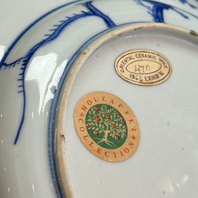 A Chinese blue and white 'Lizard' plate — foto 19