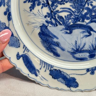 A Chinese blue and white 'Lizard' plate — foto 2