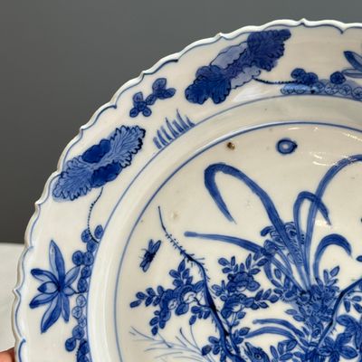 A Chinese blue and white 'Lizard' plate — foto 3