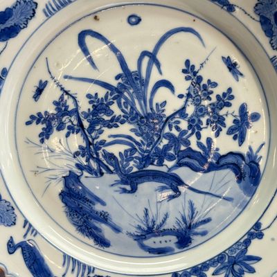 A Chinese blue and white 'Lizard' plate — foto 7