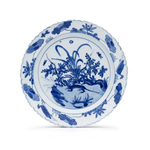 A Chinese blue and white 'Lizard' plate — foto 1