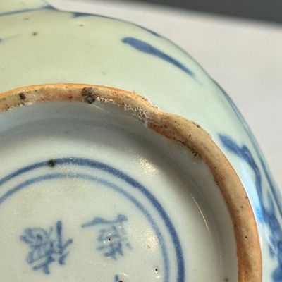 A Chinese blue and white 'Lotus Pond' ewer — photo 17