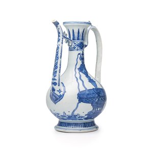A Chinese blue and white 'Magic Fountain' ewer — photo 2