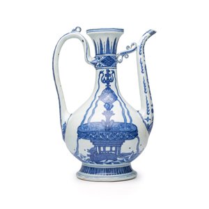 A Chinese blue and white 'Magic Fountain' ewer — photo 4