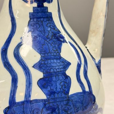 A Chinese blue and white 'Magic Fountain' ewer — foto 11