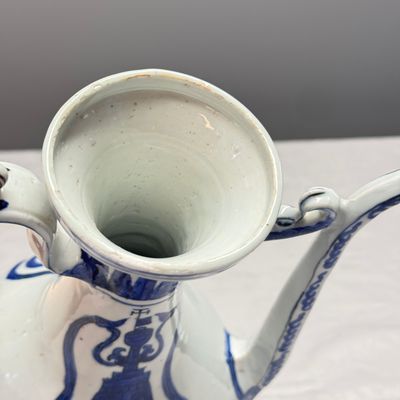 A Chinese blue and white 'Magic Fountain' ewer — foto 15