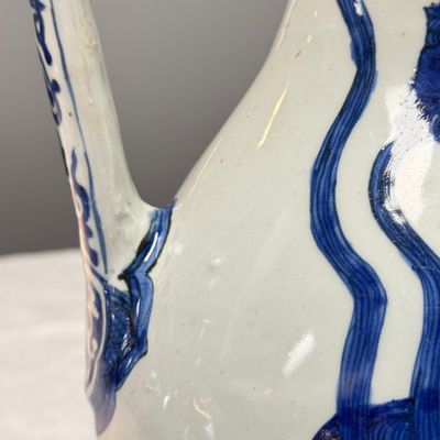 A Chinese blue and white 'Magic Fountain' ewer — foto 9