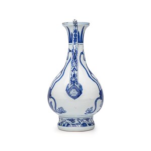 A Chinese blue and white 'Magic Fountain' ewer — foto 5