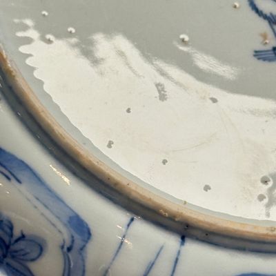A Chinese blue and white 'Mandarin Duck' plate — 照片 20