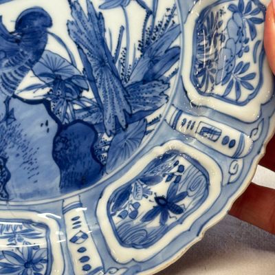 A Chinese blue and white 'Mandarin Duck' plate — 照片 5
