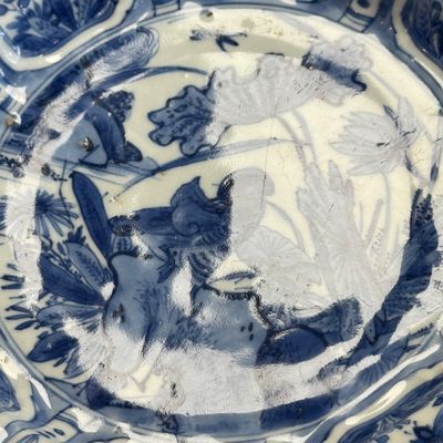 A Chinese blue and white 'Mandarin Duck' plate — 照片 7