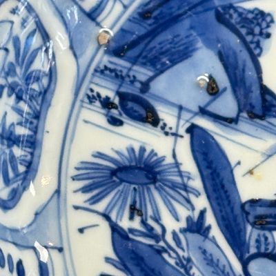 A Chinese blue and white 'Mandarin Duck' plate — 照片 9