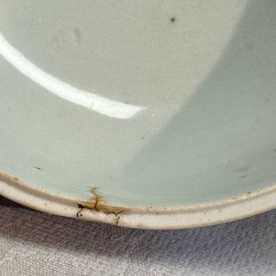 A Chinese blue and white 'Mountainous Riverscape' bowl and cover — photo 34
